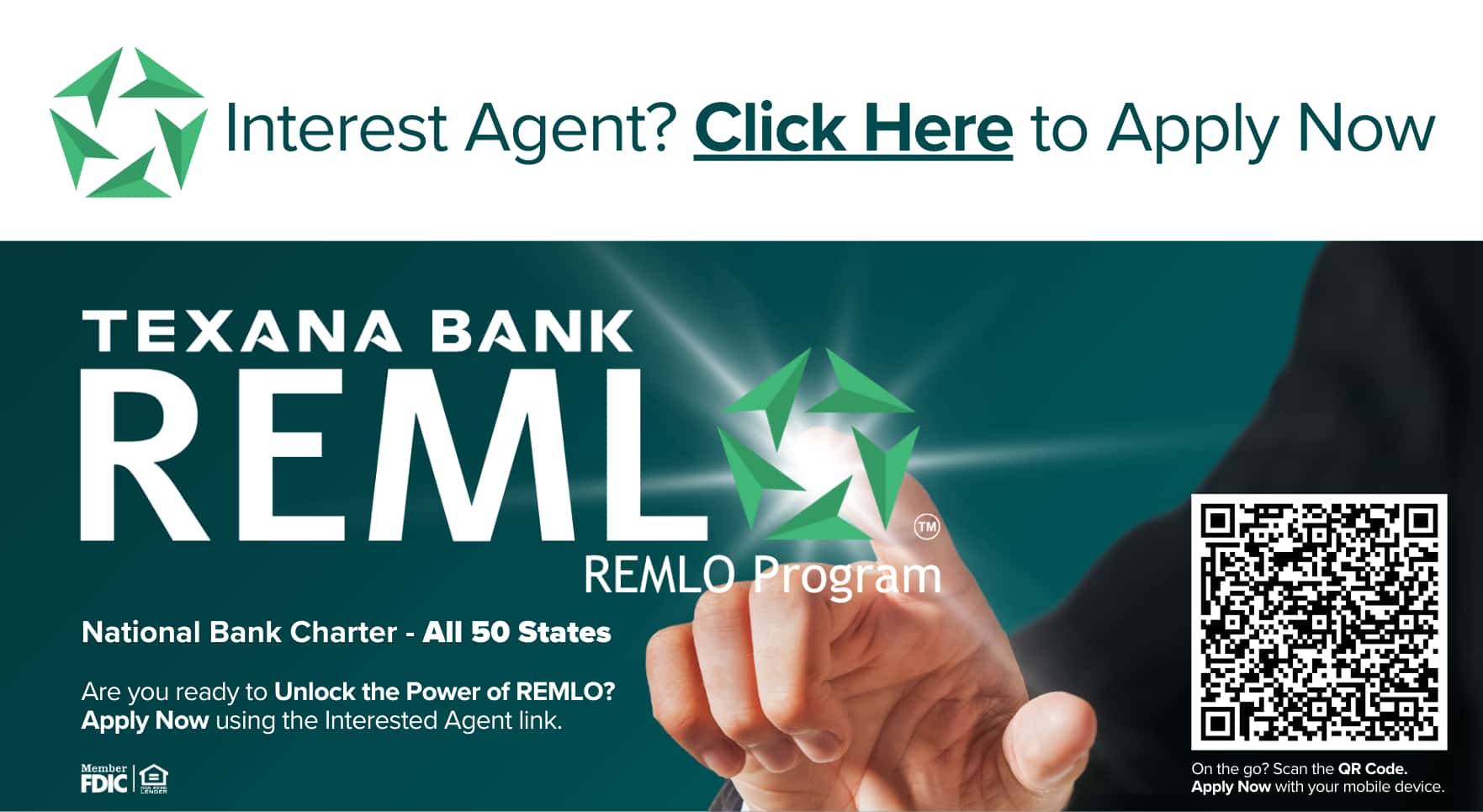 Texana Bank REMLO Apply Now image